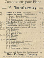 Tschaikowsky in Leipzig